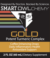 GOLD DROPS Smart OWLchemy - 2oz Potent Turmeric Extract