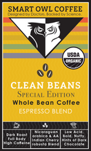 Load image into Gallery viewer, CLEAN BEANS LINE: Whole Bean Organic Coffee Espresso Blend