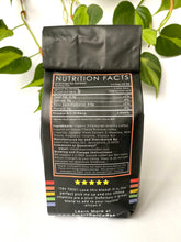 Load image into Gallery viewer, Image of Smart Owl Coffees detox blend "ReCHARGE BLEND" back of bag. | Smart Owl Coffee