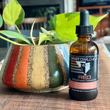 Load image into Gallery viewer, Medicinal mushrooms, mushroom coffee, mushroom tea, coffee alternative, beneficial mushrooms, mushroom benefits, mushroom extract, mushroom powder, organic, coffee, organic coffee, red drops, smart owl coffee, smart owlchemy