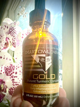 Load image into Gallery viewer, GOLD DROPS Smart OWLchemy - 2oz Potent Turmeric Extract
