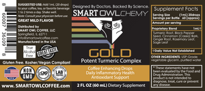 GOLD DROPS Smart OWLchemy - 2oz Potent Turmeric Extract