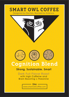 Smart Owl Coffee Cognition Blend Label