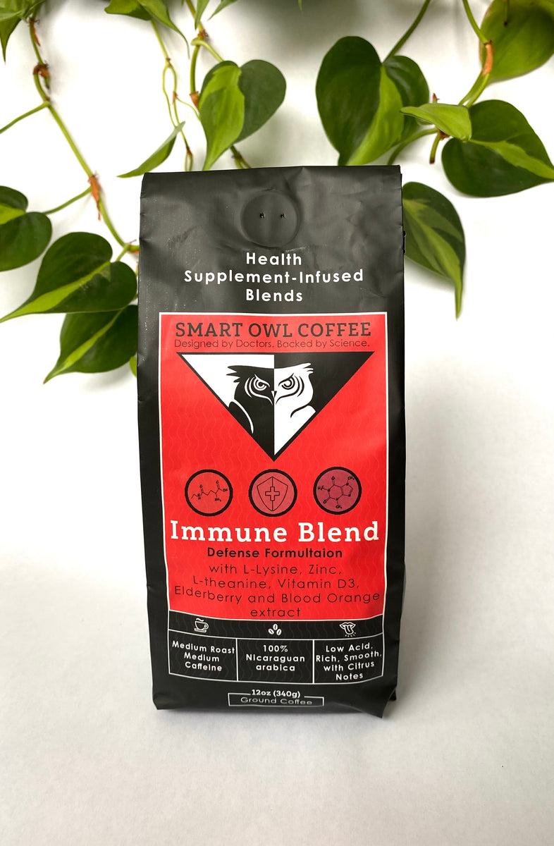 Immunity Blend Coffee | Organic Ground Coffee | Smart Owl Coffee